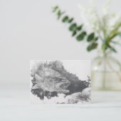 BASS gegen PANZERKREBSE Visitenkarte-Schablone Visitenkarte (Stehend Vorderseite)