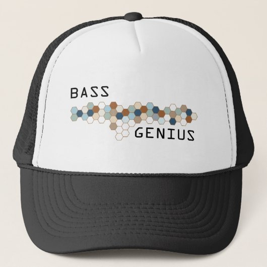 Bass-Genie Truckerkappe (Vorderseite)