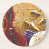 Bass-Getränk-Untersetzer der Trommel-"n" Getränkeuntersetzer (Vorne)