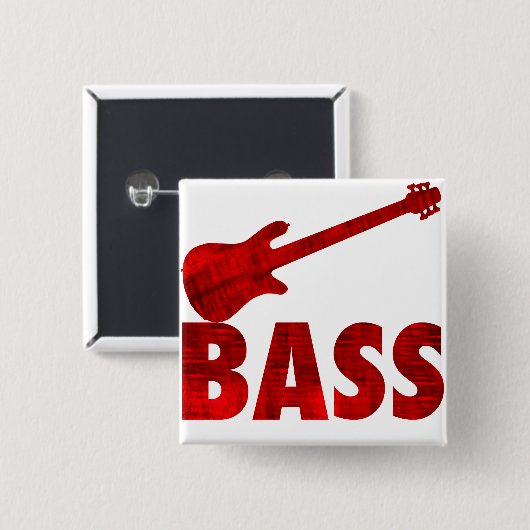 Bass-Gitarre Button (Vorne & Hinten)