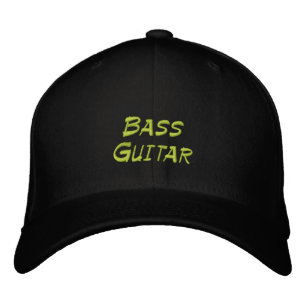 Bass Gitarre Custom bestickter Hut