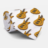 Bass-Gitarren-Krawatte Krawatte (Gerollt)