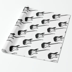 Bass-Gitarren-Packpapier Geschenkpapier