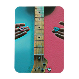 Bass-Gitarrist-Geschenke Magnet