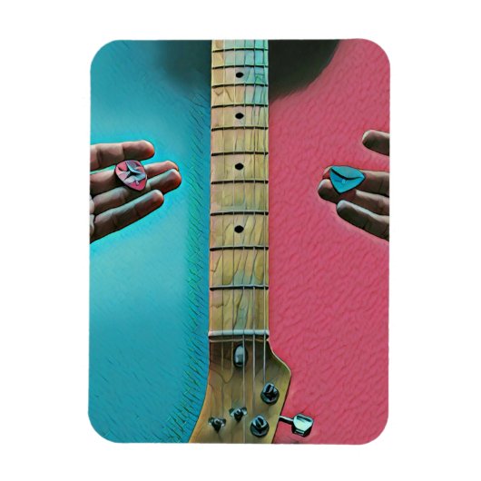 Bass-Gitarrist-Geschenke Magnet (Vertikal)