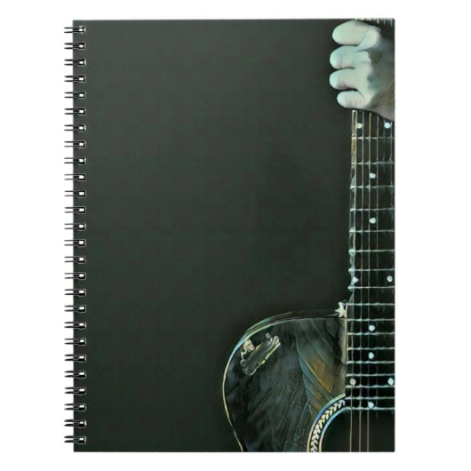 Bass-Gitarrist-Geschenke Notizblock (Vorderseite)