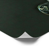 Bass-Gitarrist-Geschenke Poster (Ecke)