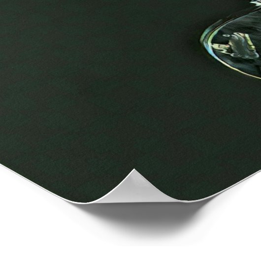 Bass-Gitarrist-Geschenke Poster (Ecke)