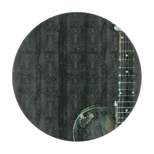 Bass-Gitarrist-Geschenke Schneidebrett (Vorderseite)
