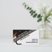 Bass-Gitarrist Visitenkarte (Stehend Vorderseite)