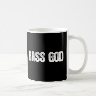 Bass-Gott-Schwarzes Kaffeetasse