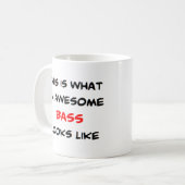 Bass, großartig kaffeetasse (Vorderseite Links)