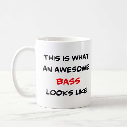 Bass, großartig kaffeetasse (Links)