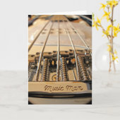 Bass-Gruß-Karte der Schnur-5 Karte (Gelbe Blume)