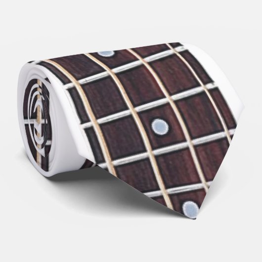 Bass Guitar 2 Krawatte (Gerollt)