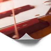 Bass Guitar 2 Poster (Ecke)