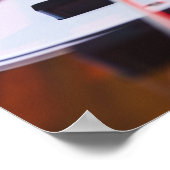 Bass Guitar 3 Poster (Ecke)