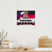 Bass Guitar 3 Poster (Küche)