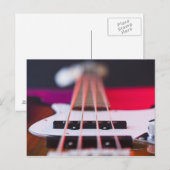 Bass Guitar 3 Postkarte (Vorne/Hinten)