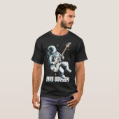 Bass Guitar Astronaut Bass Odyssey Space für Bass T-Shirt (Vorne ganz)