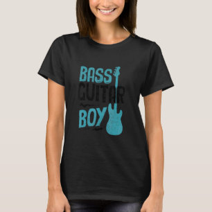 Bass Guitar Bassist Boys and Men Bass Player 6 T-Shirt
