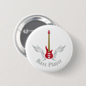 bass guitar button (Vorne & Hinten)