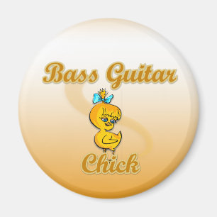 Bass Guitar Chick Magnet