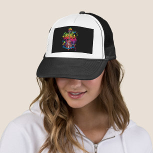 Bass Guitar Color Splash Trucker Hat Truckerkappe