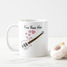 Bass Guitar Custom Wedding Tasse Bassist