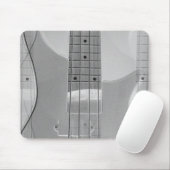 Bass Guitar Elegant Modernes, trendiges Musikvorla Mousepad (Mit Mouse)