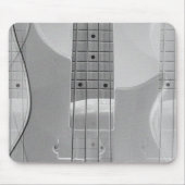 Bass Guitar Elegant Modernes, trendiges Musikvorla Mousepad (Vorne)
