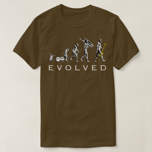 Bass Guitar EvolutionTShirt T-Shirt (Design vorne)