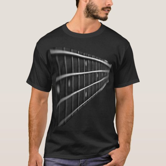 Bass Guitar Fret Musician Long Sleeve T - Shirt (Vorderseite)