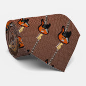 Bass Guitar Heaven Krawatte (Gerollt)