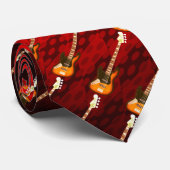 Bass Guitar Krawatte (Gerollt)