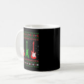Bass Guitar Music Player Xmas Geschenk Ugly Guitar Kaffeetasse (Vorderseite Links)