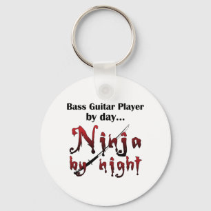Bass Guitar Ninja Schlüsselanhänger