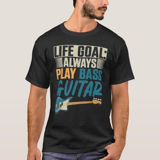 Bass Guitar Player Bass Gitarrist Music Bassist B T-Shirt (Vorderseite)