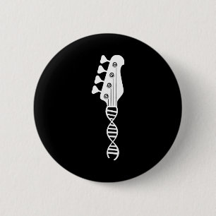 Bass Guitar Player Bassist Button