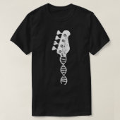 Bass Guitar Player Bassist Shirt DNA Gitarre Bass (Design vorne)