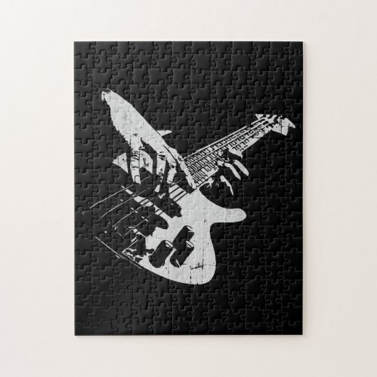 Bass Guitar Player Gift Bassist Puzzle (Vertikal)