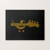 Bass Guitar Player Music Puzzle (Horizontal)