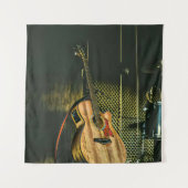 Bass guitar player wandteppich (Vorderseite)