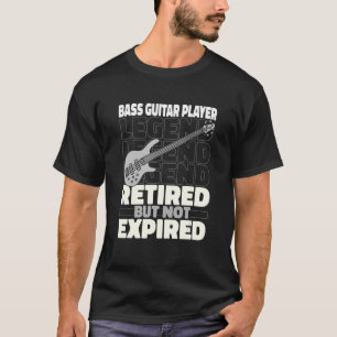 Bass Guitar Remüde Gitarrist - Musiker Bassist T-Shirt