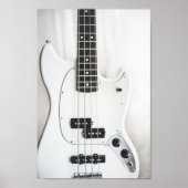 Bass Guitar - Schwarz & Weiß Poster (Vorne)