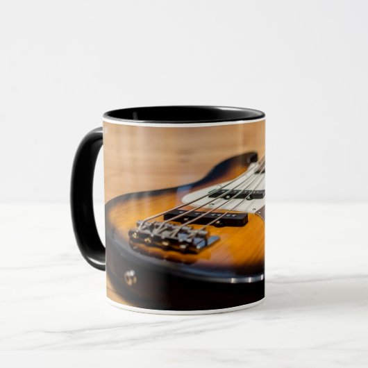 Bass Guitar Tasse (Vorderseite Links)