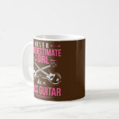 Bass Guitarist Girls Bass Gitarre Player Women Kaffeetasse (Vorderseite Links)