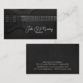 Bass Guitarist Guitar Bassist Visitenkarte (Vorne/Hinten)