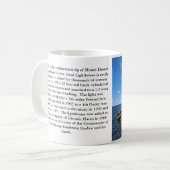 Bass-Hafen-Kopf-Leuchtturm, Maine-Tasse Kaffeetasse (Vorderseite Links)
