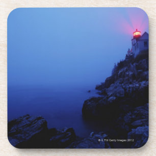 Bass-Hafen-Kopf-Licht, Berg-einsame Insel, Getränkeuntersetzer
